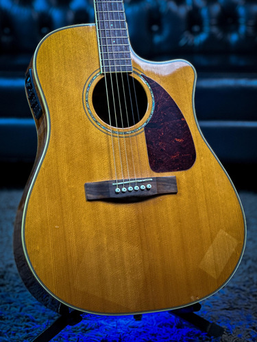 Fender Dreadnought Cd220sce Exotic Ovangkol 2011 Natural. (Usado)