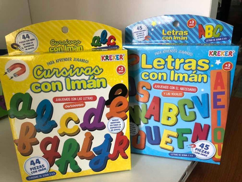 Promocion Letras Eva Cursivas E Imprentas Con Iman Kreker