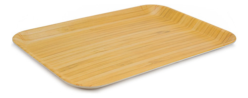 Bandeja Jardins Melamina Simil Wood 39 X 27 Cms