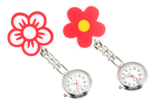 2 Relojes De Bolsillo Para Enfermeras, Práctico Reloj Con Br