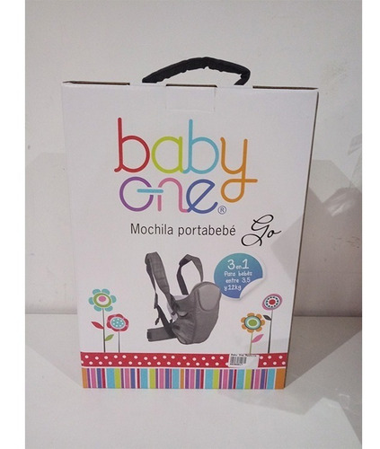 Imagen 1 de 2 de Baby One Mochila C/apoya Cabeza Negro Bomo-004