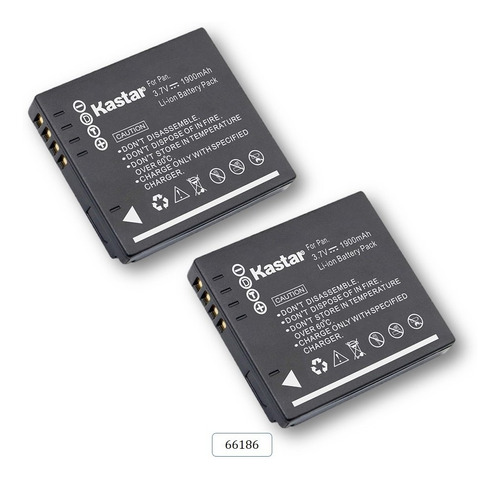 (2) Baterias Mod. 66186 Para Panas0nic Lumix Dmc-fs10