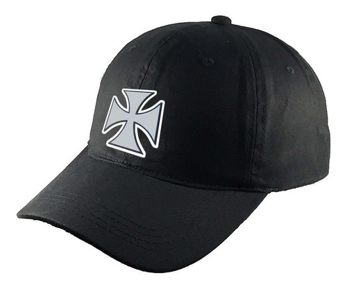 Gorra Clasica Algodón Negra Simbolos Escudos Logos R133