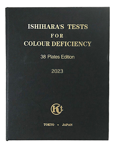 Libro De Optometría Óptica Ishihara, 38 Láminas, Color Blind