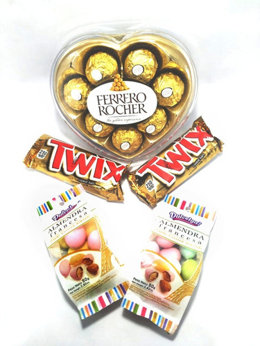 Combo Ferrero Rocher - Almendras - Twix Chocolates