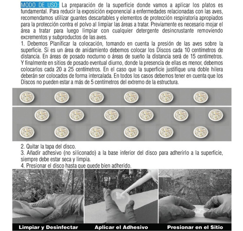 Imagen 3 de 9 de 8 Discos Holograficos Ahuyenta Espanta Aves Multisensorial