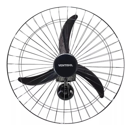 Imagem 6 de 7 de Ventilador Oscilante De Parede 50cm New Grade Preto