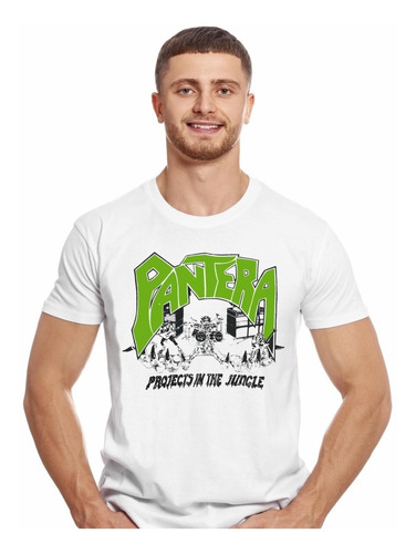 Polera Pantera Projects In The Jungle Metal Impresión Direct