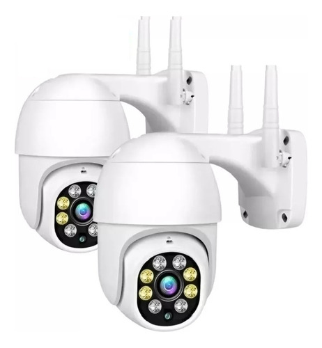 2 Camaras Ip Smart Wifi Infrarrojo Externo Y Interno Hd