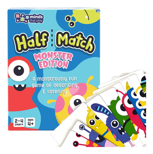 Half Match Minds That Play Monster Edition - Divertido Juego