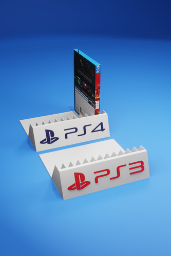 Soporte Juegos Ps3 - Ps4 Para 10 Juegos Impresion 3d