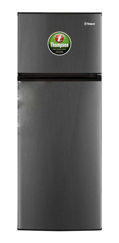 Heladera Thompson RTH-210 black silver con freezer 204L 220V