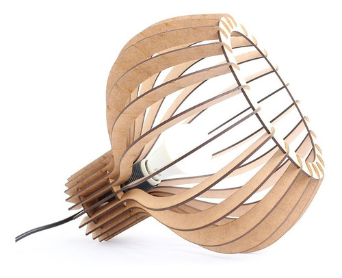 Imagem 8 de 8 de Luminaria Pendente Decoração Casa Mdf