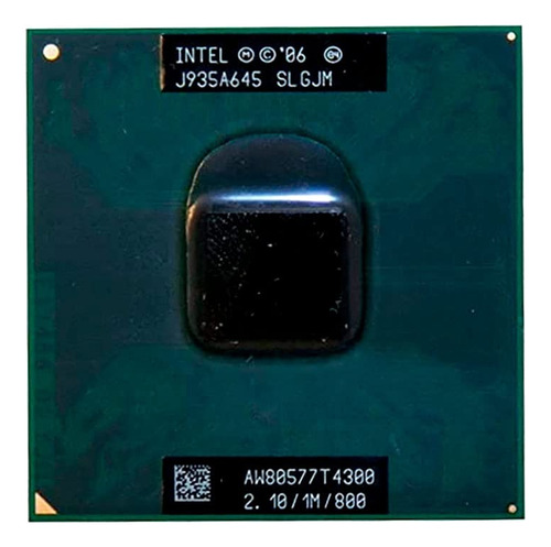 Remato Intel Core Duo T4300, 2.1 Ghz, 1m Cache, 800fsb Full