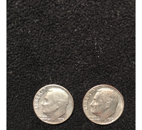 Monedas One Dime Dolar '75 '80 Y 2002 Roosevelt Circulante 