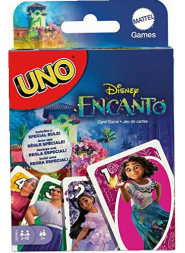 Mattel Games Uno Disney Encanto Juego De Cartas Para Niños