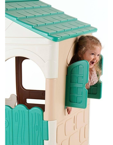 Imagen 4 de 4 de Casa De Juegos Exterior Para Niños Plástica #tjm