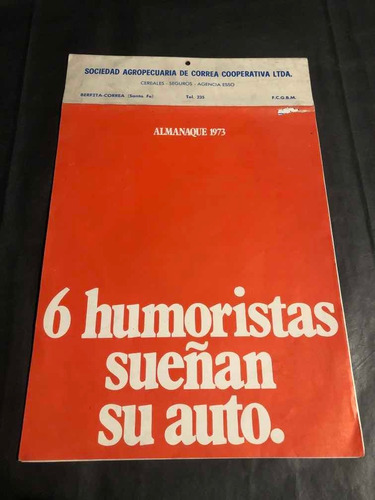 Antiguo Almanaque Esso 1973. Completo.  53449