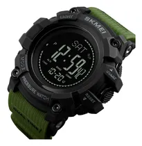 Comprar Skmei 1358 Reloj Deportivo Crono Brújula Temperatura Verde