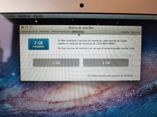 Imagen 10 de 10 de Macbook Air 11 2011 Intel I5, 2 Gb Y 60gb Ssd + Funda - Leer