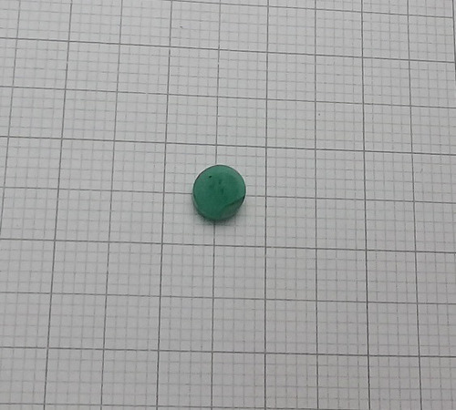 Esmeralda 0.685 Cts Redonda 4,0 Mm Extra Preciosa Clara A Verde Translucido Cor Forte Pedra Preciosa Extra Da Bahia Garantia Eterna
