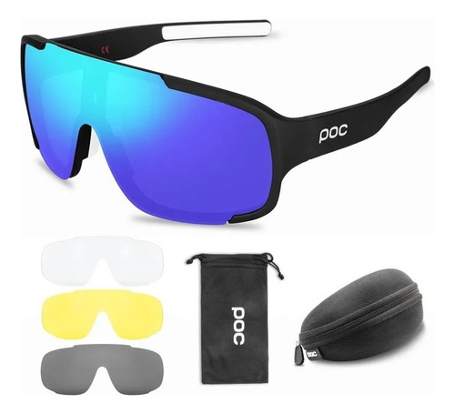 Kit 6 Poc Lentes De Sol Polarizadas