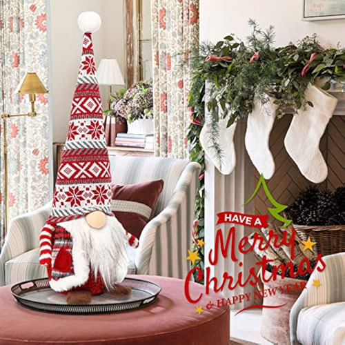 Adornos De Gnomo De Navidad, Papá Noel, Sueco,