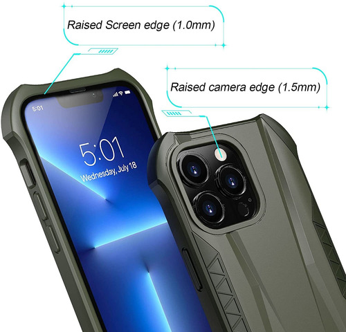 Gravastar Para iPhone 13 Pro Funda Antichoque Bumper Cover