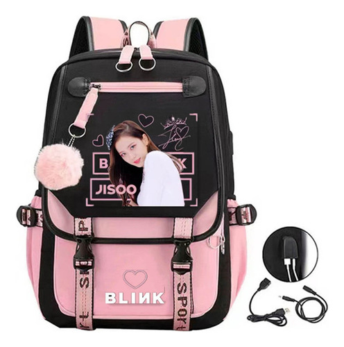 Mochila Kpop Blackpink Para Lisa Rose Jisoo Jennie