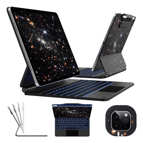 Funda C/ Teclado Typecase P/ iPad Air 11 '',m3 2025,m2 2024