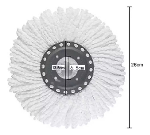 3 Pares De Repuestos De Microfibra Para Trapeador Mop