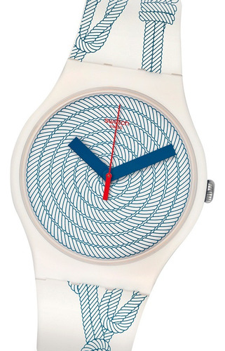 Reloj Swatch Cordage Suow139 3 Atm Malla Silicona Estampada