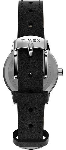 Reloj Mujer Timex Correa De Piel Con Luz 25 mm TW2V753006P Resistencia Al Agua 30m