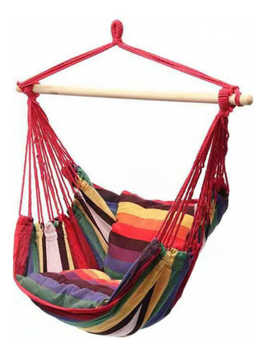 Columpio, Hamaca De Lona, Portátil, Cómoda Y Colorida