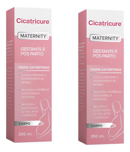 Cicatricure Antiestrias Maternity Gestante E Pós Parto C/2