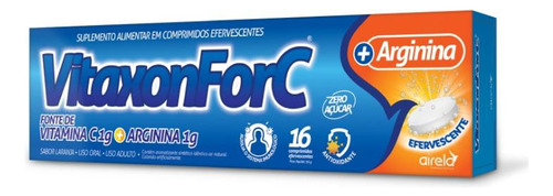 Vitaxonforc Sabor Laranja 16 Comprimido Efervescentes