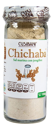 Chichaba Sal Y Jengibre Cusibani Frasco 100g Sazonador