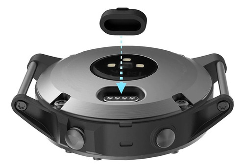 Tampa Plug Proteção Para O Conector Do Relogio Fenix 7 7x 7s