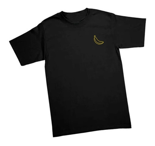 Playera Manga Corta Banana Unisex Tendencia Moda Algodon