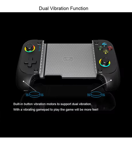 Saitake 7009f Gamepad Bt Rgb Para Android, Pc, Ios, Cloud