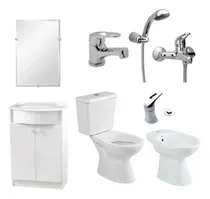Comprar Juego Baño Completo Griferias Sanitarios Apoyo Roca Loza 