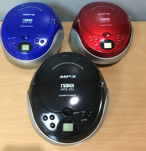 Imagen 4 de 7 de Reproductor Naxa Mp3/cd Portatil Con Radio Am/fm Stereo
