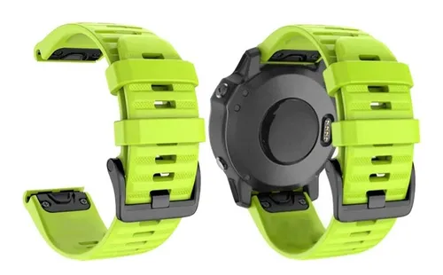 Correa Reloj Compatible Con Garmin Fenix 7/6/5 22 Mm Nylon Verde 5