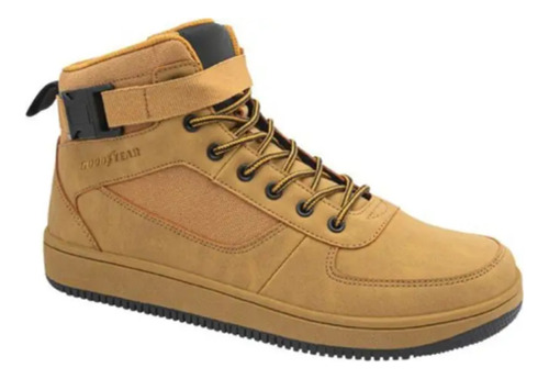 Tenis Goodyear Urbano  3088 Color Camel Antiderrapante 