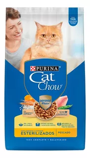 Cat Chow Sabor Pescado, Gatos Esterilizados, 15kg