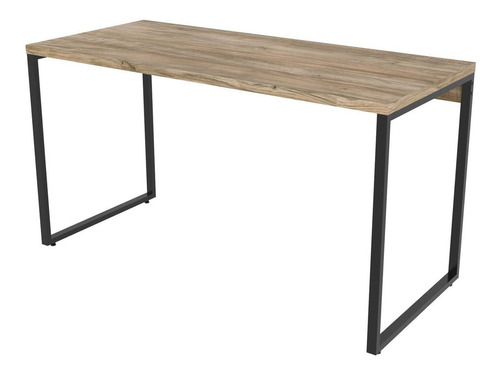 Mesa Escritório Home Office Industrial Form 135 Cm Carvalho