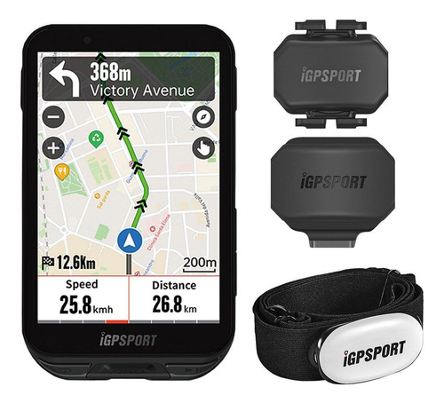 Ciclocomputador Com Gps Igpsport Igs800 Bundle