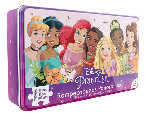 Rompecabezas Panorámico 172 Piezas- Princesas Disney