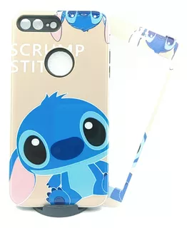 Case Stitch + Mica Cristal Para iPhone 7 Plus / 8 Plus