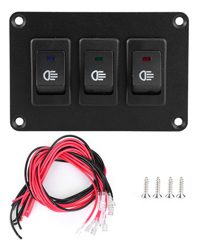 Panel De Encendido Combinado De Led De 12 V/30 A Para Coche